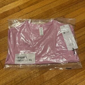 ALO Yoga Candy Heart Pink Crop Top